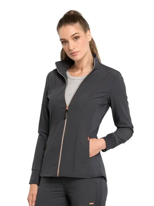 Chaqueta médica Cherokee gris - Image 3
