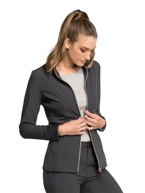 Chaqueta médica Cherokee gris - Image 4