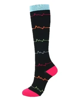Medias de compresión estampado electro