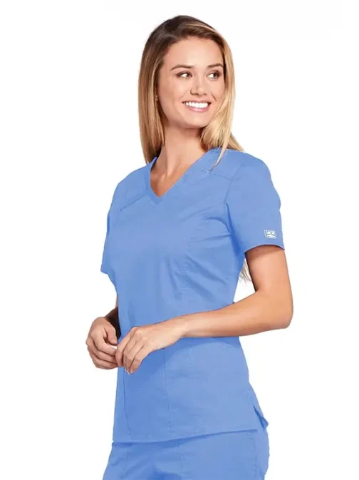 Uniforme  Cherokee azul cielo - Image 4
