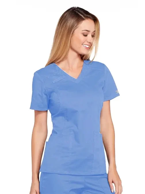 Uniforme  Cherokee azul cielo - Image 5