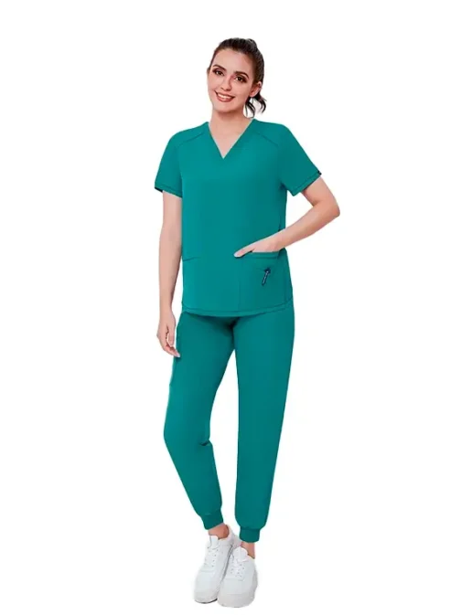 Uniforme cómodo Jogger  verdeazul.