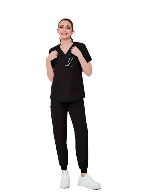 Uniforme  cómodo color negro