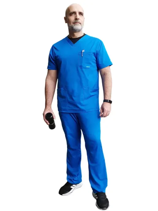 Uniforme Healing Hands Azul Rey - Image 5