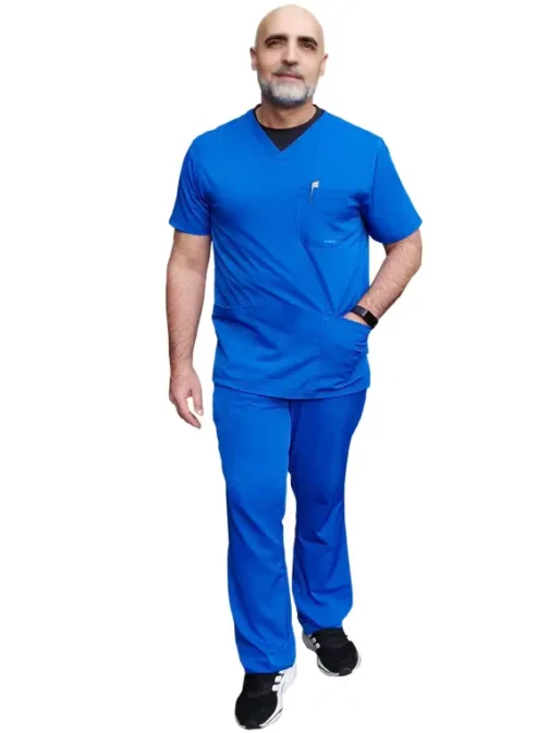 Uniforme Healing Hands Azul Rey - Image 3